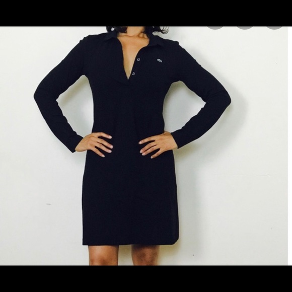 Lacoste Long Sleeve Polo Dress 